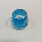 Castiçal Decorativo Porta Vela Home&co Vidro 6x7x7cm Azul
