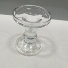 Castiçal Decorativo Porta Vela Redondo Home&co Vidro 11x8x8cm