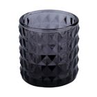 Castiçal Em Vidro Cinza Florença Urban