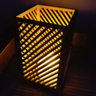 Castiçal Faixas Com Vela Eletrônica