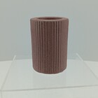 Castiçal Home&co Cerâmica 10x7x7cm Bege