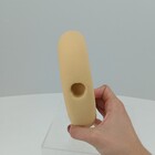 Castiçal Home&co Cerâmica 13x17x4cm Amarelo