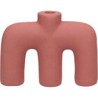 Castiçal Home&co Cerâmica 14x19x5cm Terracota