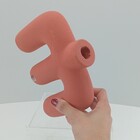 Castiçal Home&co Cerâmica 14x19x5cm Terracota