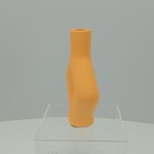 CASTIÇAL HOME&CO CERÂMICA 18x15x5cm LARANJA