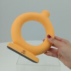 Castiçal Home&co Cerâmica 18x16x6cm Laranja