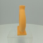 Castiçal Home&co Cerâmica 18x16x6cm Laranja