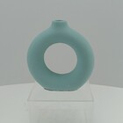 Castiçal Home&co Cerâmica 19x18x5cm Verde