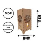 Castiçal Ipê Com Vela Eletrônica