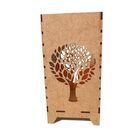 Castiçal Ipê Com Vela Eletrônica