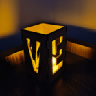 Castiçal Love Com Vela Eletrônica