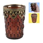 Castical Metal E Vidro - Dourado Vintage