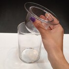 Castiçal Parede Dupla Home&co Eco Crystal 15x12x12cm Transpar