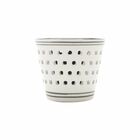 Castiçal Porcelana Square Branco E Preto