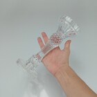 Castiçal Porta Vela Decorativo Home&co Eco Crystal 22x9x9cm T