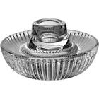 Castiçal Porta Vela Decorativo Home&co Vidro 5x10x10cm Transp