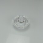 Castiçal Porta Vela Decorativo Home&co Vidro 5x10x10cm Transp