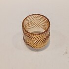 Castiçal Porta Vela Decorativo Home&co Vidro 8x8x8cm Marrom