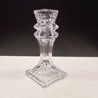 Castiçal Porta Vela Quadrado Home&co Eco Crystal 15x8x8cm Tra