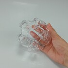 Castiçal Porta Velas Decorativo Home&co Vidro 5x11x11cm Trans