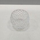 Castiçal Suporte Para Vela 6x8x8cm Vidro Transparente