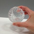 Castiçal Suporte Para Vela 6x8x8cm Vidro Transparente