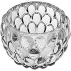 Castiçal Suporte Para Vela 6x8x8cm Vidro Transparente