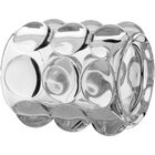 Castiçal Suporte Para Vela 9x9x9cm Vidro Transparente