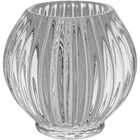 Castiçal Suporte Para Vela 9x9x9cm Vidro Transparente