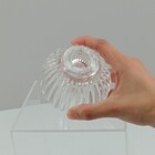 Castiçal Suporte Para Vela 9x9x9cm Vidro Transparente