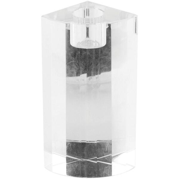 Castiçal Suporte Para Velas De Cristal Modelo Espectrum Chic