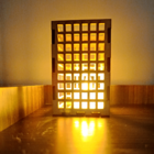 Castiçal Tabuleiro Com Vela Eletrônica