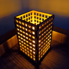 Castiçal Tabuleiro Com Vela Eletrônica