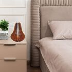 Castiçal Talismã Com Vela Eletrônica - Marrom