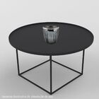 Castical Vaso De Vidro Preto Reflexivo Com Detalhes Em Metal