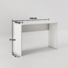 Catar Mesa Catar Escrivaninha 110x44cm - Branco