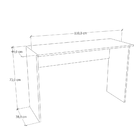 Catar Mesa Catar Escrivaninha 110x44cm - Branco