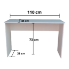 Catar Mesa Trabalho 110x44cm - Branco