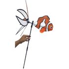 Catavento Peixe Palhaço Jardim Casa Enfeite Criança 40cm Lara