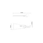 Cavadeira Reta Maior Tramontina Em Aço Sem Cabo