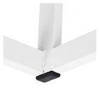 Cavalete Aço até 60kg 72x60cm Branco Tubline