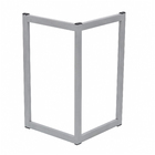 Cavalete Aço até 60kg 72x60cm Prata Tubline