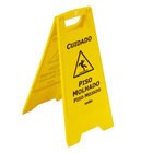 Cavalete "Cuidado Piso Molhado" 63x30cm