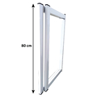 Cavalete Dobrável Aço 80kg Branco Tubline