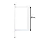 Cavalete Dobrável Aço 80kg Branco Tubline