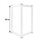 Cavalete Dobrável Aço 80kg Branco Tubline