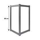 Cavalete Dobrável Aço 80kg Prata Tubline