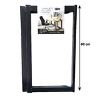 Cavalete Dobrável Aço 80kg Preto Tubline