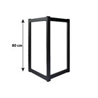 Cavalete Dobrável Aço 80kg Preto Tubline