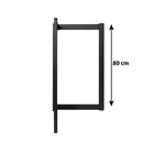 Cavalete Dobrável Aço 80kg Preto Tubline